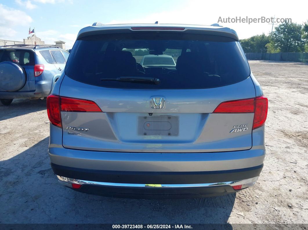 2017 Honda Pilot Elite Silver vin: 5FNYF6H0XHB073785