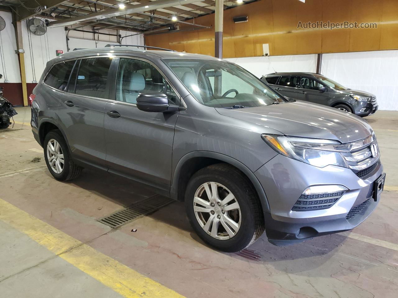 2016 Honda Pilot Lx Угольный vin: 5FNYF6H12GB091432