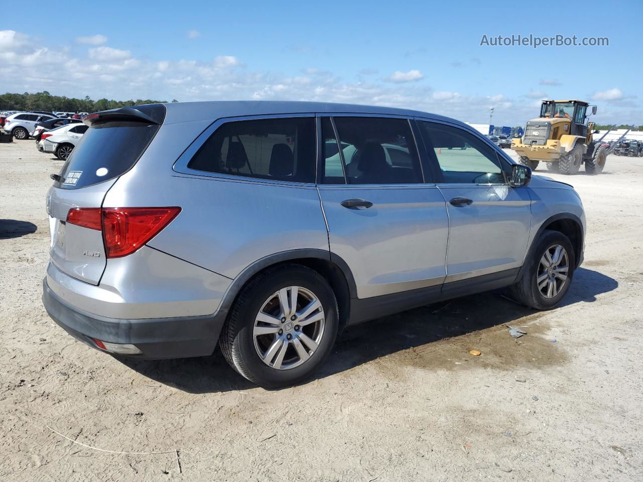 2016 Honda Pilot Lx Gray vin: 5FNYF6H13GB075871