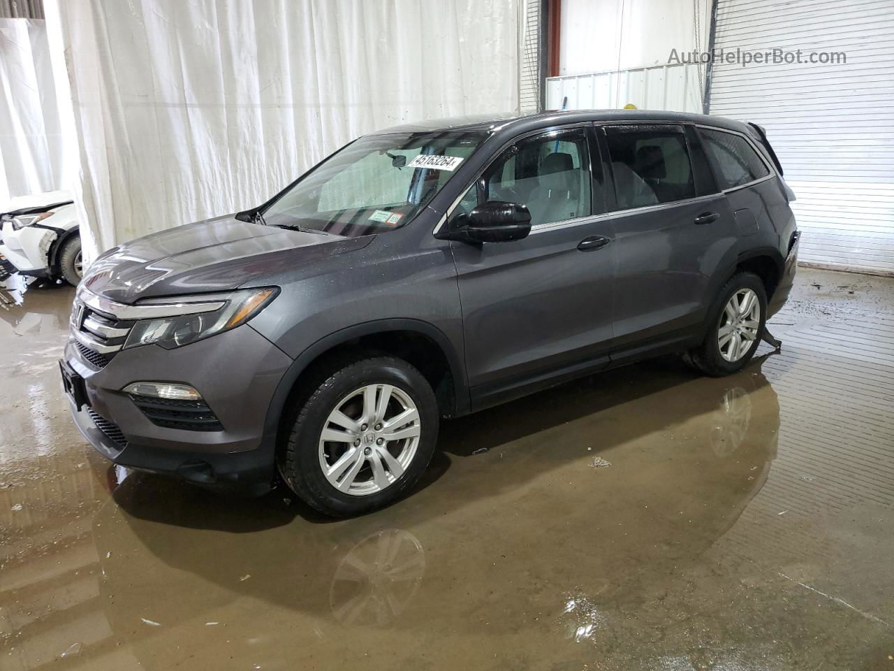 2017 Honda Pilot Lx Черный vin: 5FNYF6H15HB021795