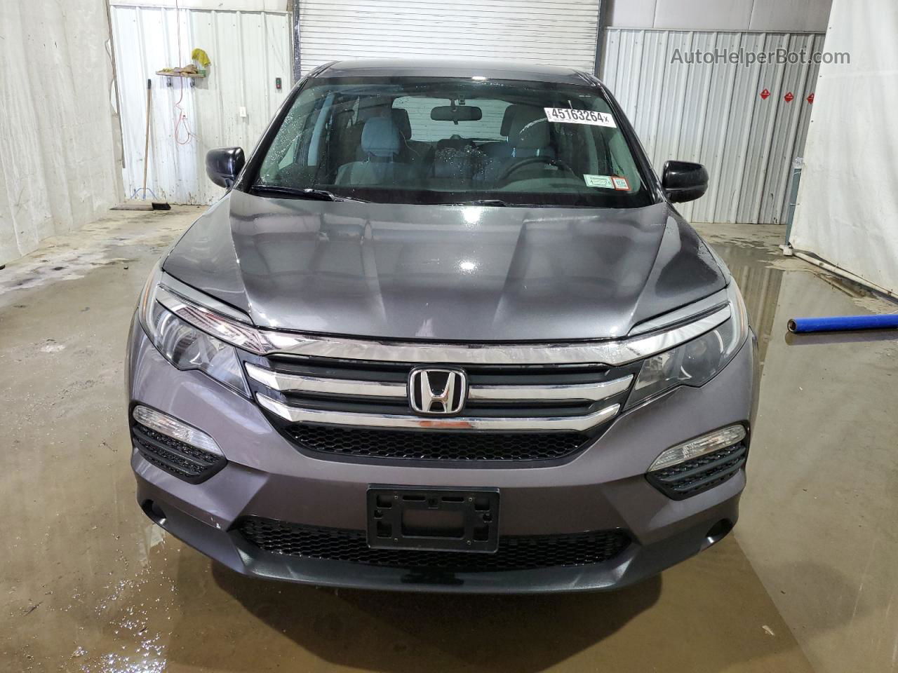 2017 Honda Pilot Lx Черный vin: 5FNYF6H15HB021795