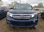 2017 Honda Pilot Lx Blue vin: 5FNYF6H19HB079926