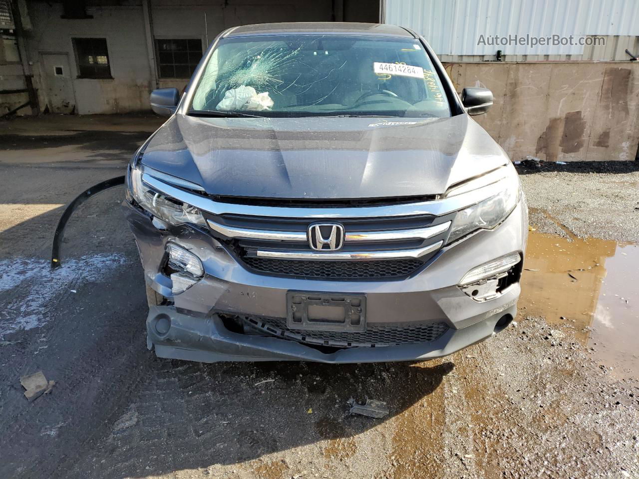 2016 Honda Pilot Lx Charcoal vin: 5FNYF6H1XGB045234