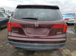 2016 Honda Pilot Lx Maroon vin: 5FNYF6H1XGB052815