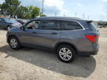 2016 Honda Pilot Lx Gray vin: 5FNYF6H1XGB094594