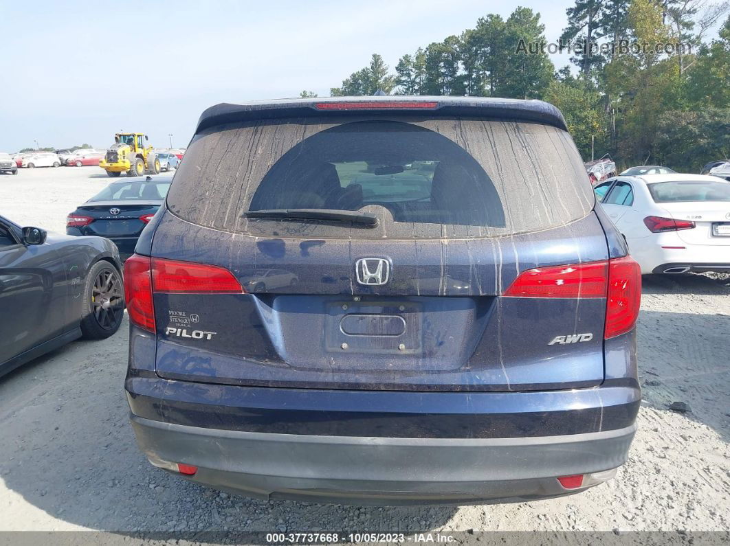 2016 Honda Pilot Ex Black vin: 5FNYF6H32GB043415