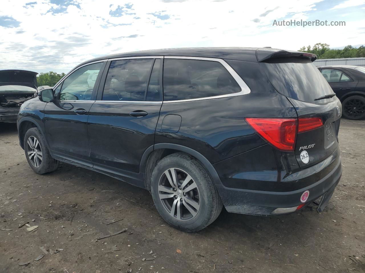 2017 Honda Pilot Ex Black vin: 5FNYF6H36HB008023