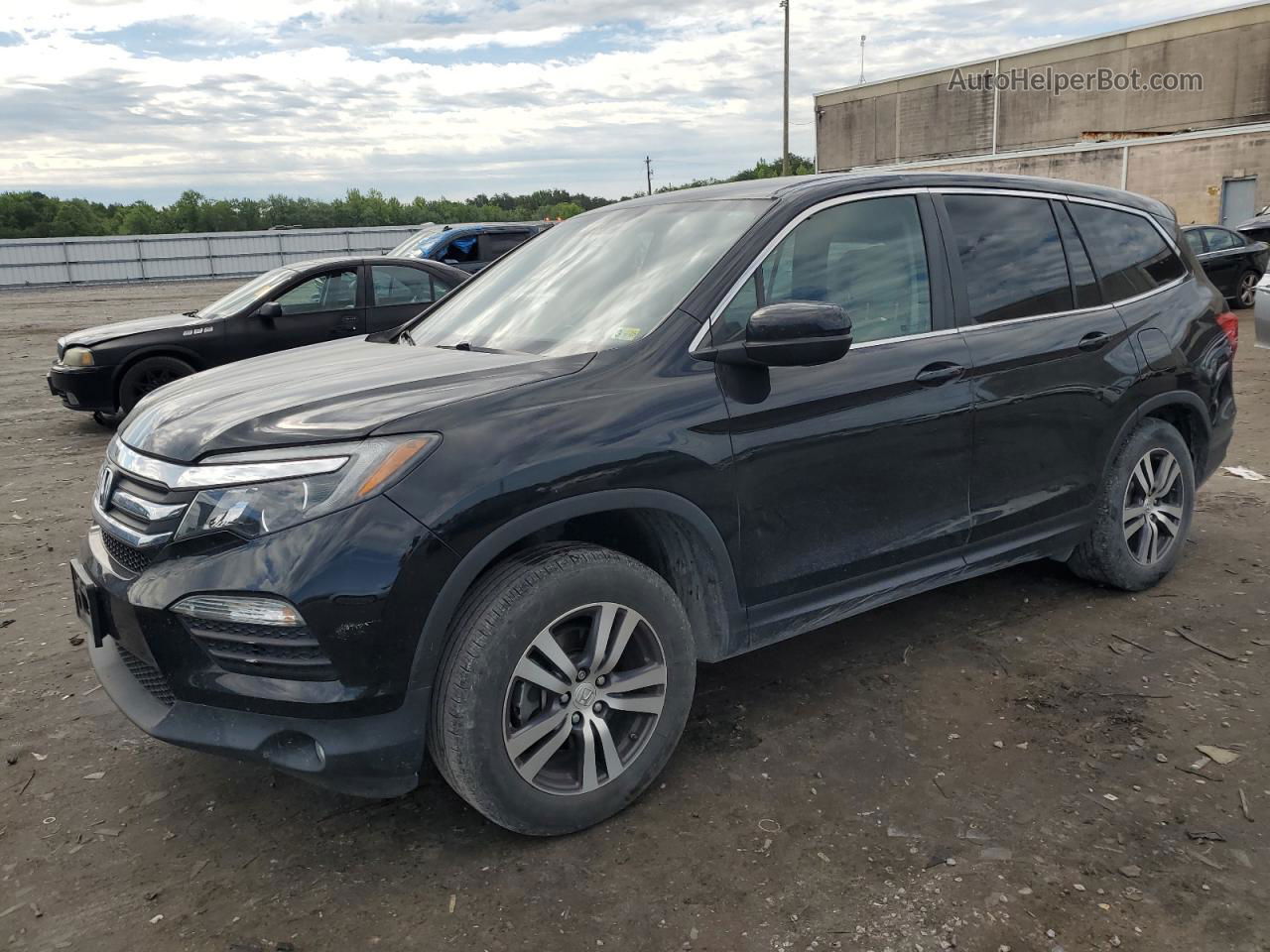 2017 Honda Pilot Ex Black vin: 5FNYF6H36HB008023