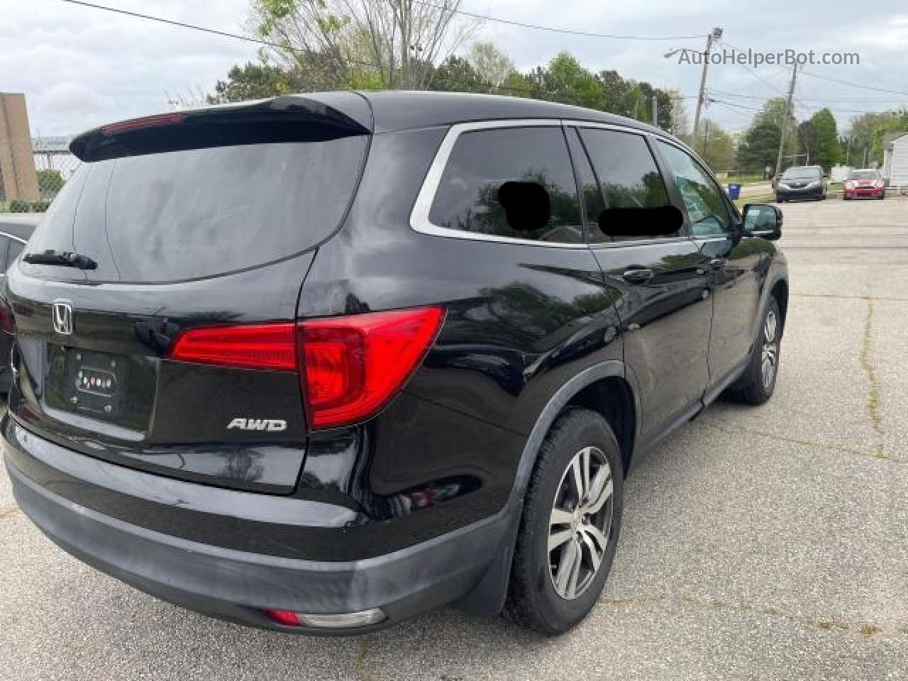 2016 Honda Pilot Ex Black vin: 5FNYF6H37GB033432