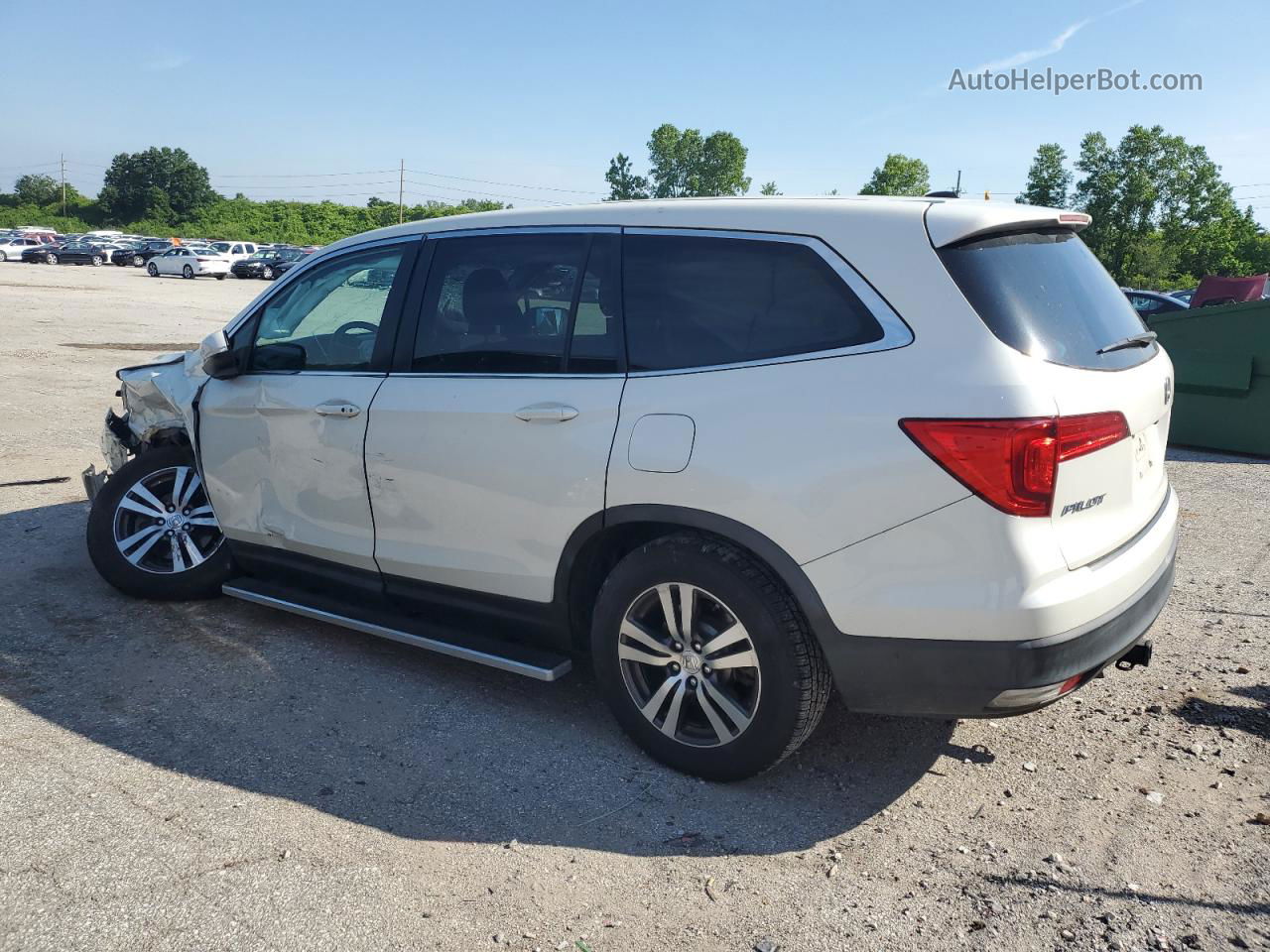 2016 Honda Pilot Ex Белый vin: 5FNYF6H37GB043538