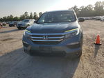 2017 Honda Pilot Ex Синий vin: 5FNYF6H37HB003512