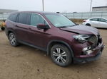 2016 Honda Pilot Ex Темно-бордовый vin: 5FNYF6H38GB022617