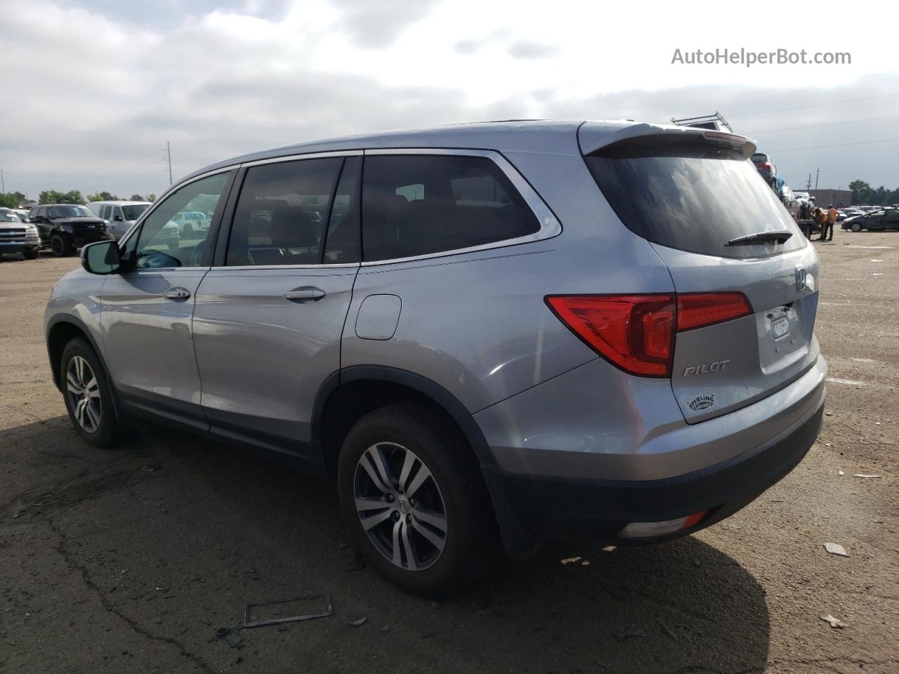 2016 Honda Pilot Ex Серебряный vin: 5FNYF6H39GB116070