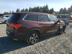 2016 Honda Pilot Ex Бордовый vin: 5FNYF6H3XGB002739