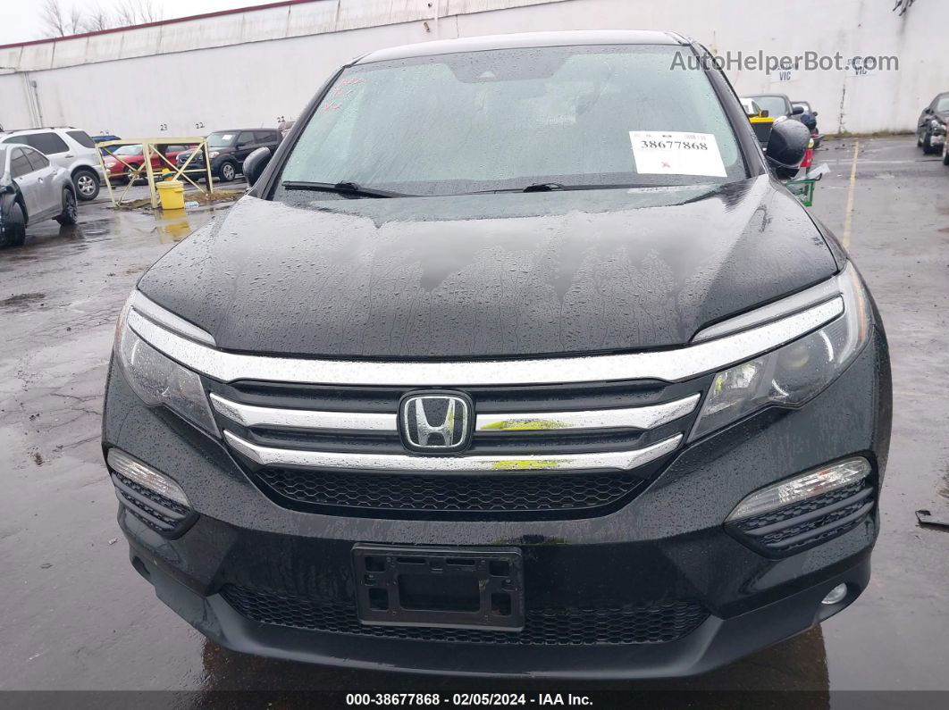 2016 Honda Pilot Ex Черный vin: 5FNYF6H42GB069991