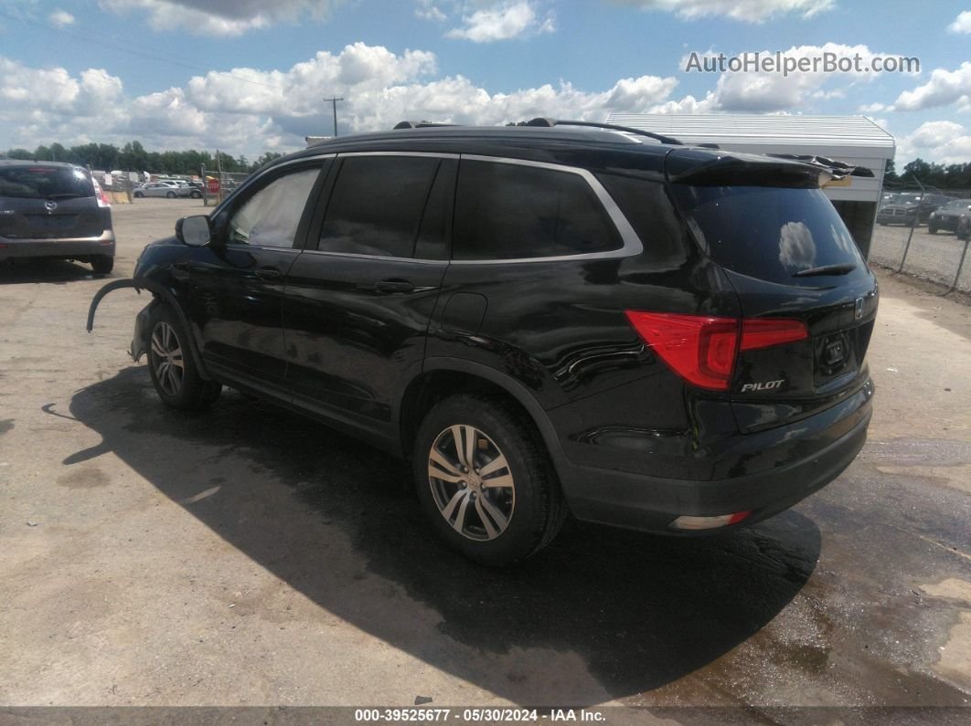 2016 Honda Pilot Ex-l Black vin: 5FNYF6H50GB114712