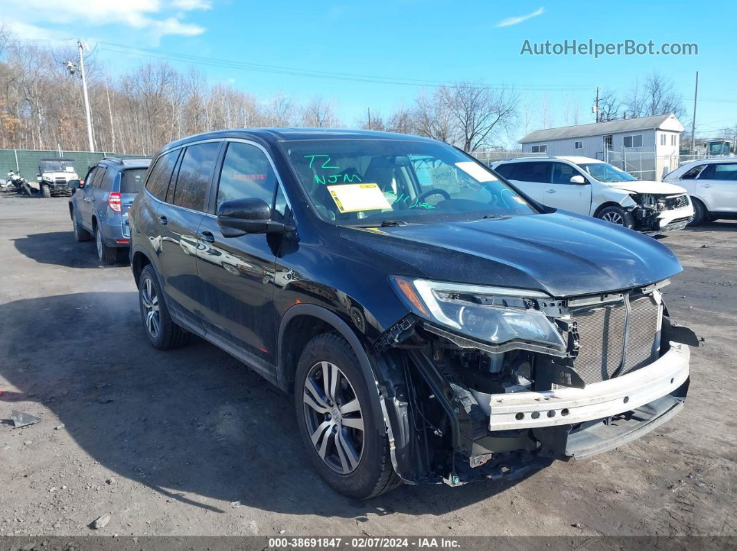 2017 Honda Pilot Ex-l Black vin: 5FNYF6H50HB048941