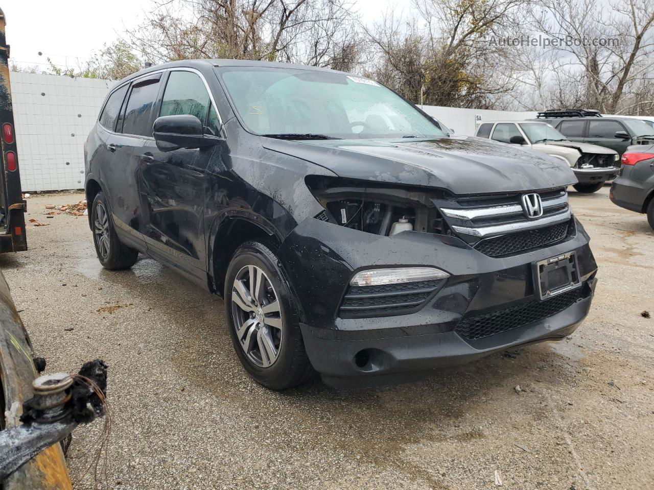 2017 Honda Pilot Exl Black vin: 5FNYF6H50HB081941