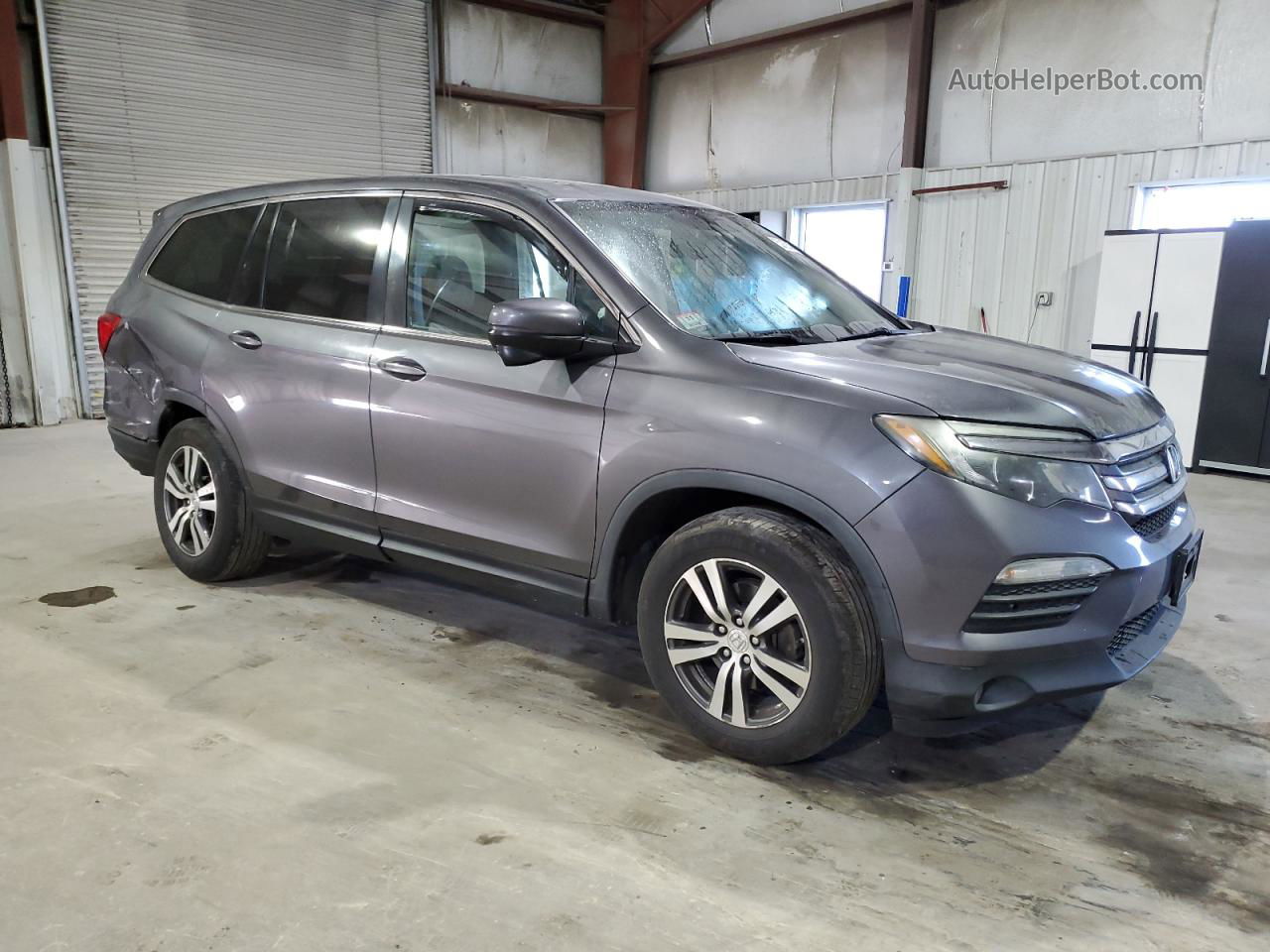 2016 Honda Pilot Exl Gray vin: 5FNYF6H51GB066508