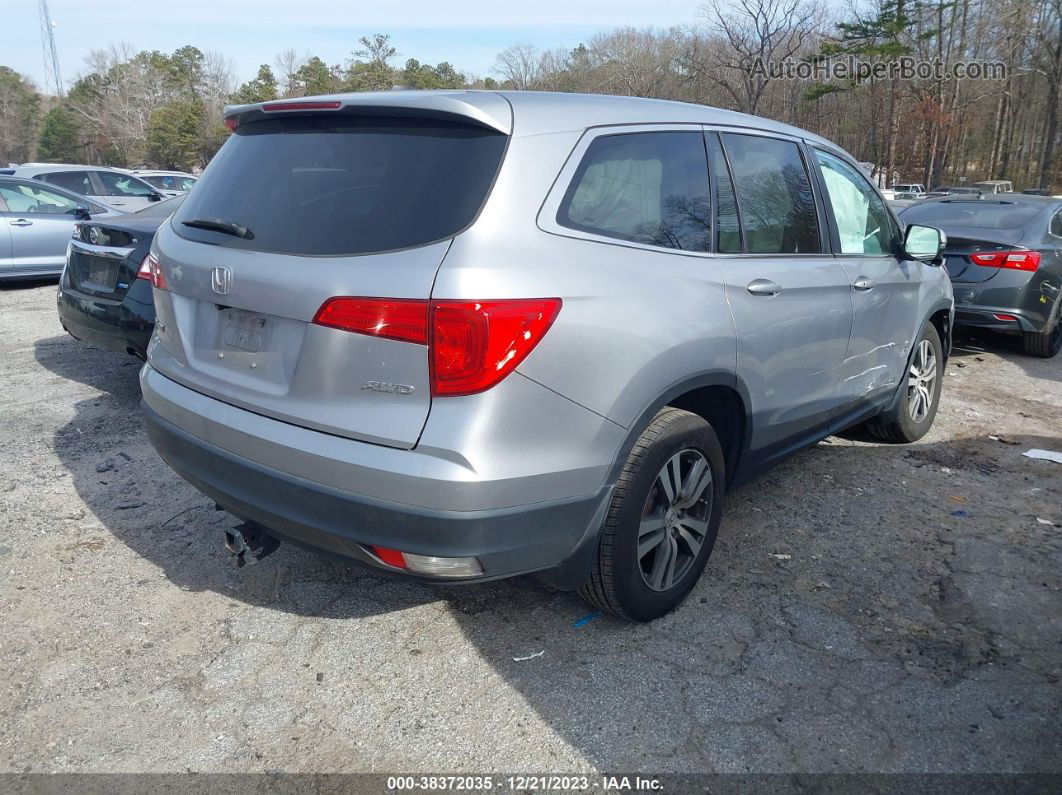 2016 Honda Pilot Ex-l Silver vin: 5FNYF6H51GB119823