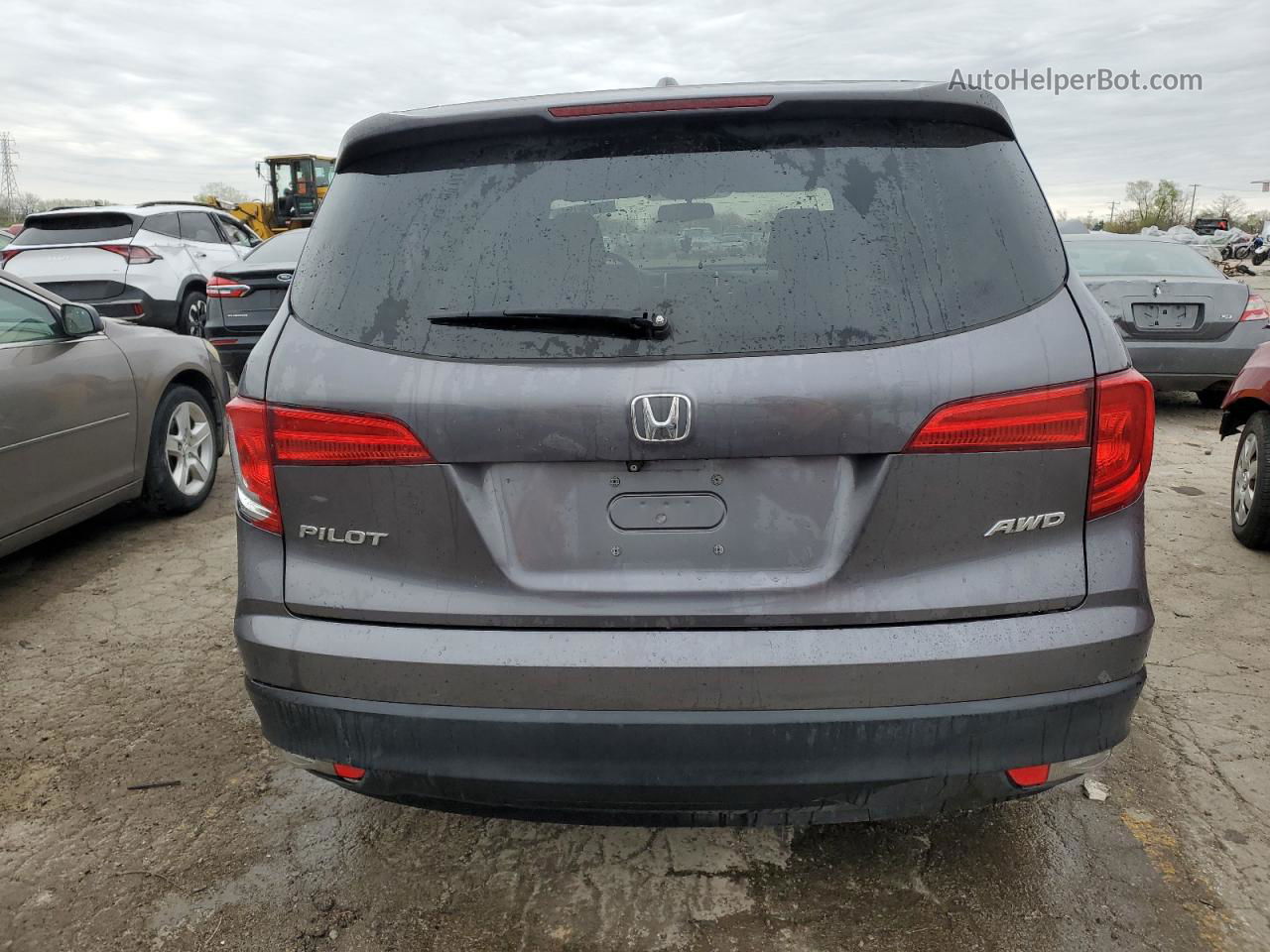 2017 Honda Pilot Exl Gray vin: 5FNYF6H51HB075050