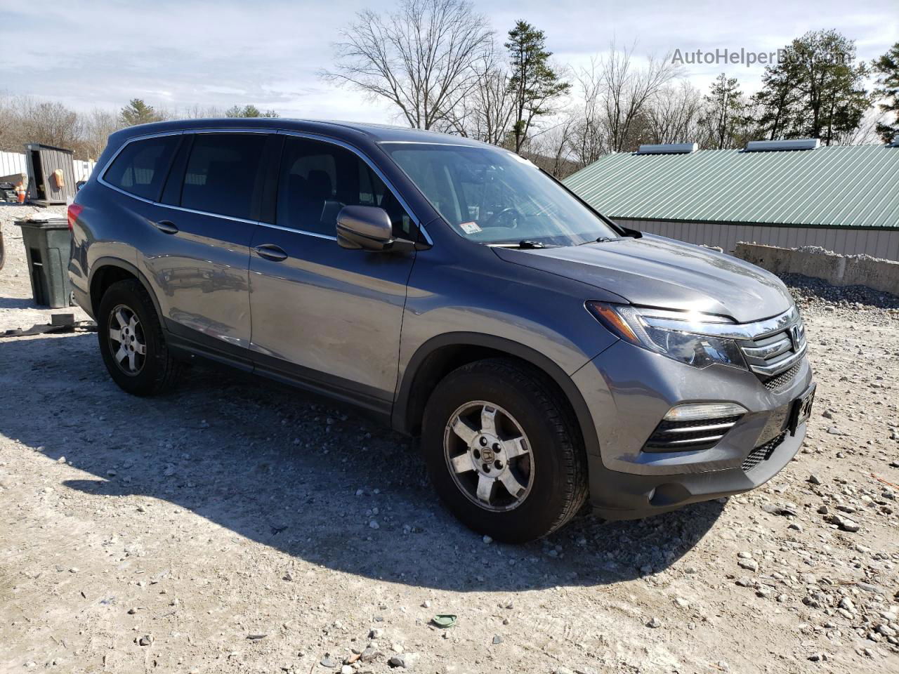 2016 Honda Pilot Exl Gray vin: 5FNYF6H52GB015941