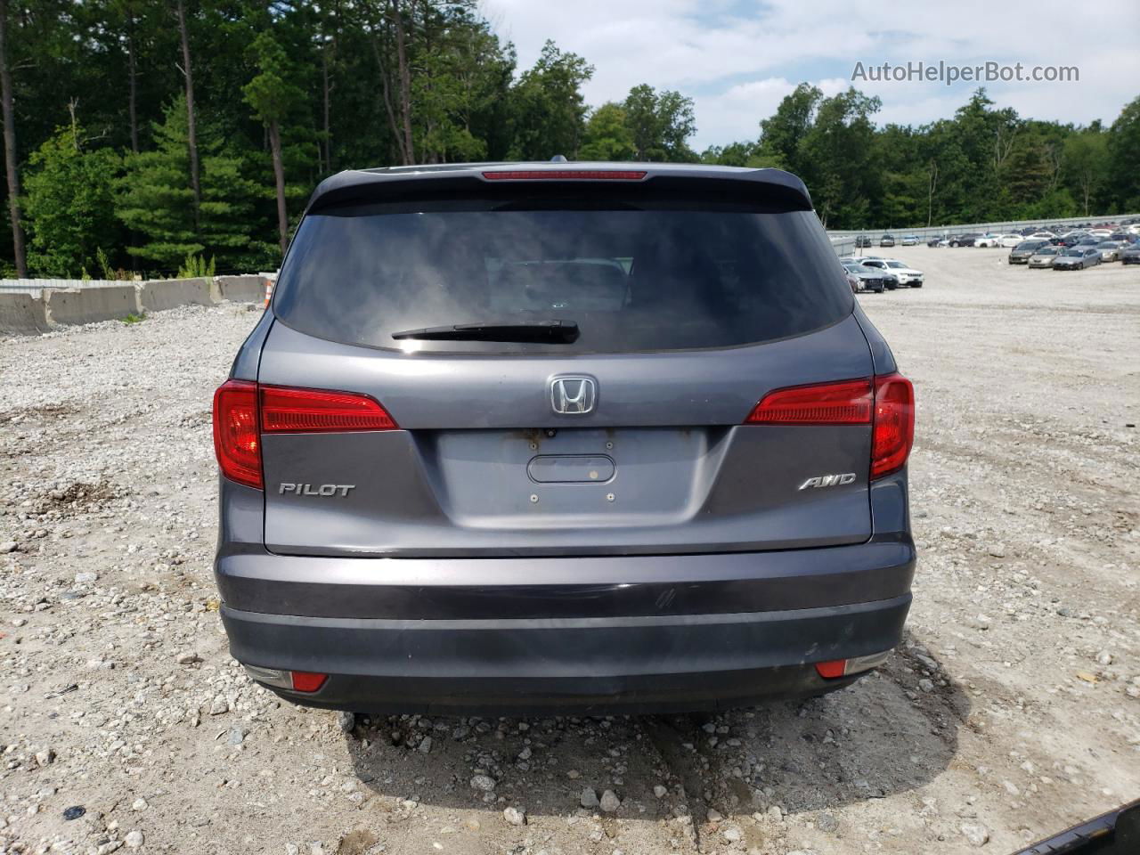 2016 Honda Pilot Exl Gray vin: 5FNYF6H52GB022713