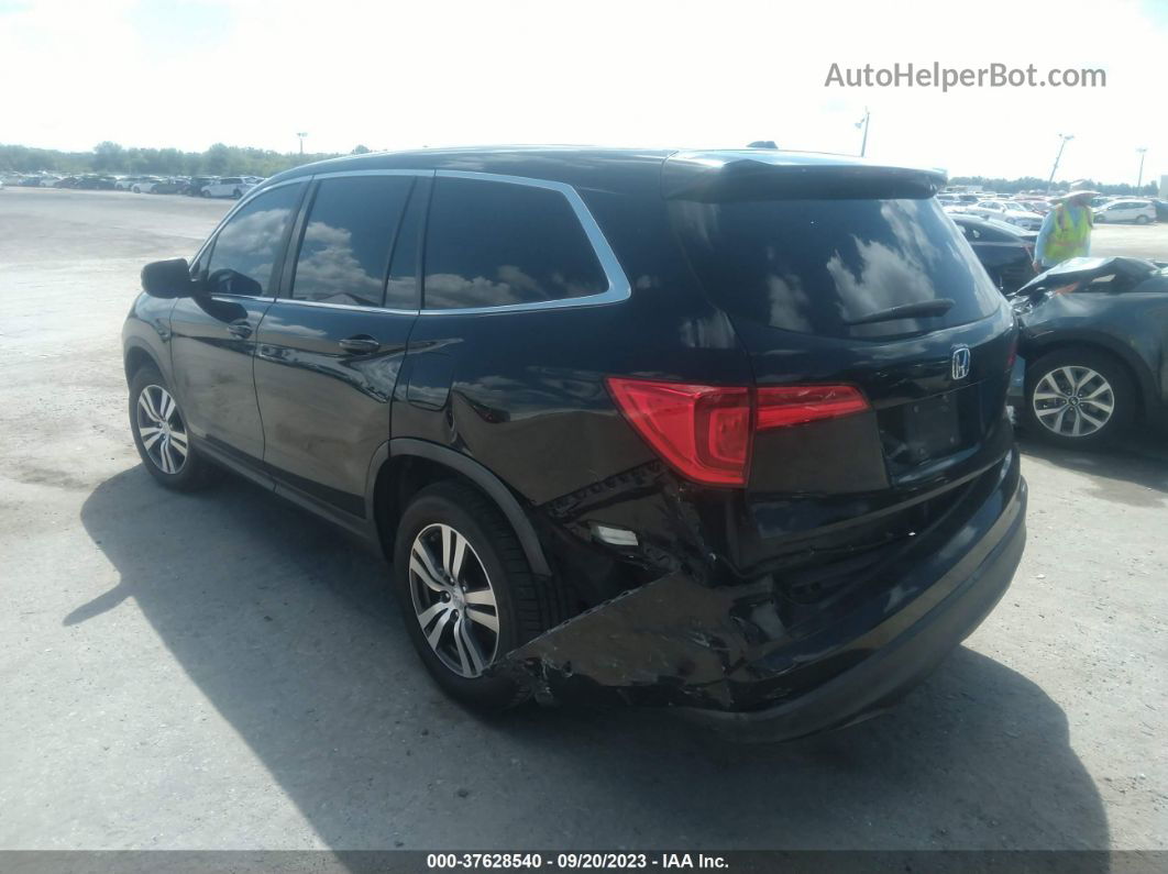 2016 Honda Pilot Ex-l Black vin: 5FNYF6H52GB055369