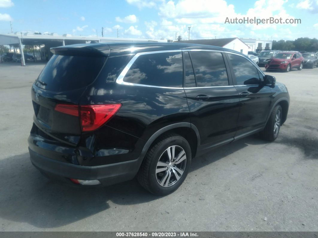 2016 Honda Pilot Ex-l Black vin: 5FNYF6H52GB055369