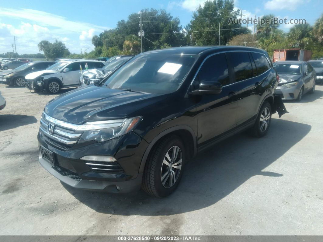 2016 Honda Pilot Ex-l Black vin: 5FNYF6H52GB055369