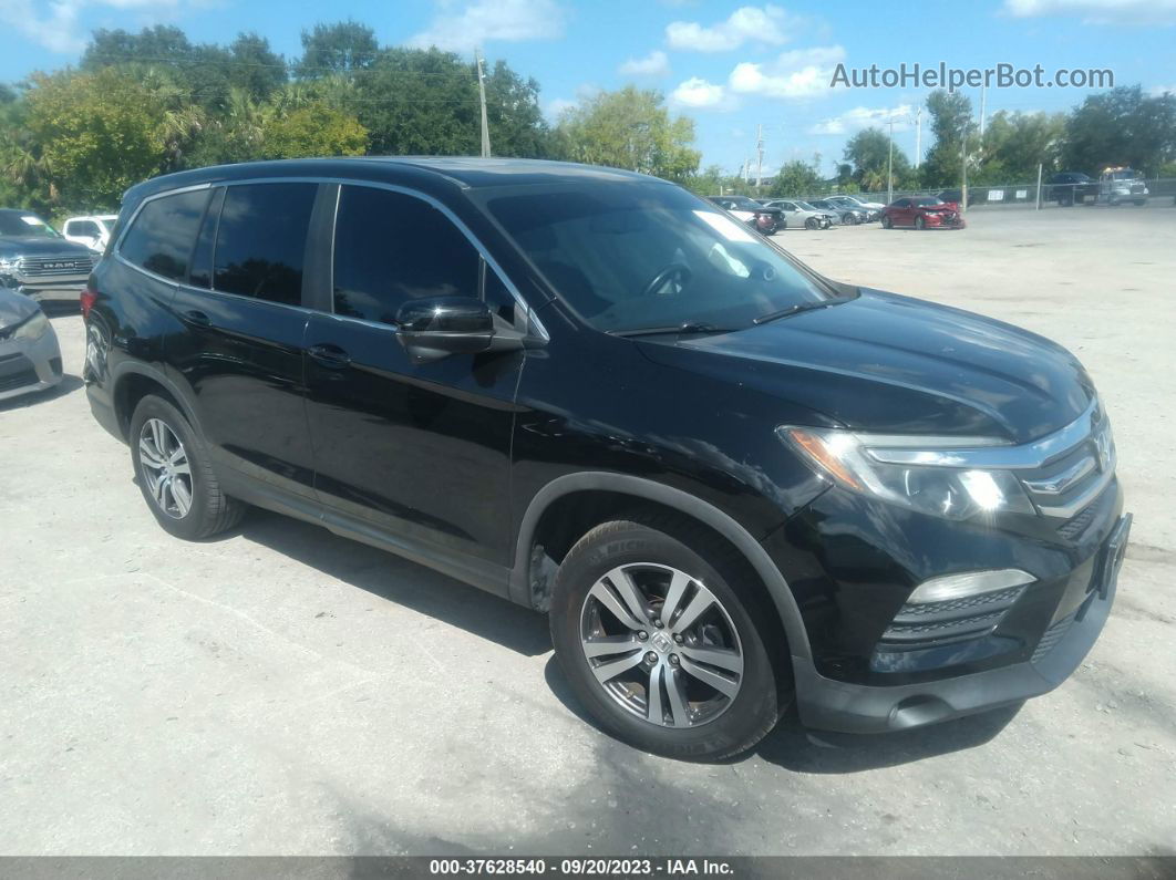 2016 Honda Pilot Ex-l Black vin: 5FNYF6H52GB055369