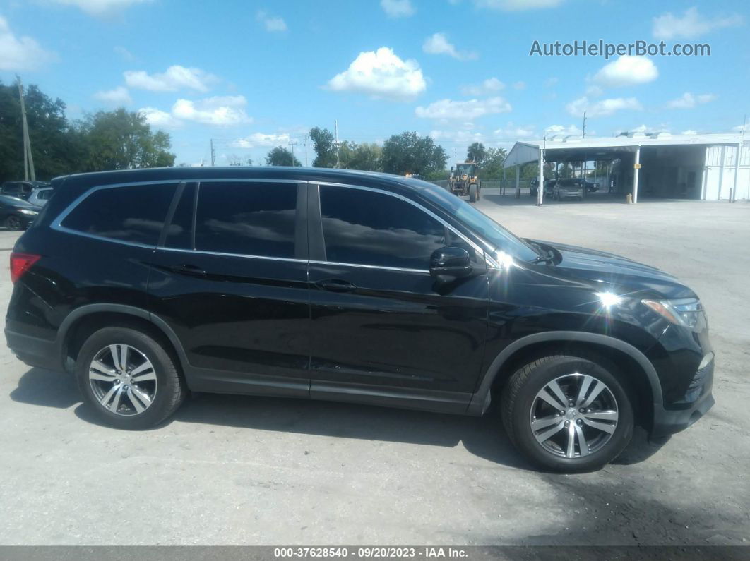 2016 Honda Pilot Ex-l Black vin: 5FNYF6H52GB055369