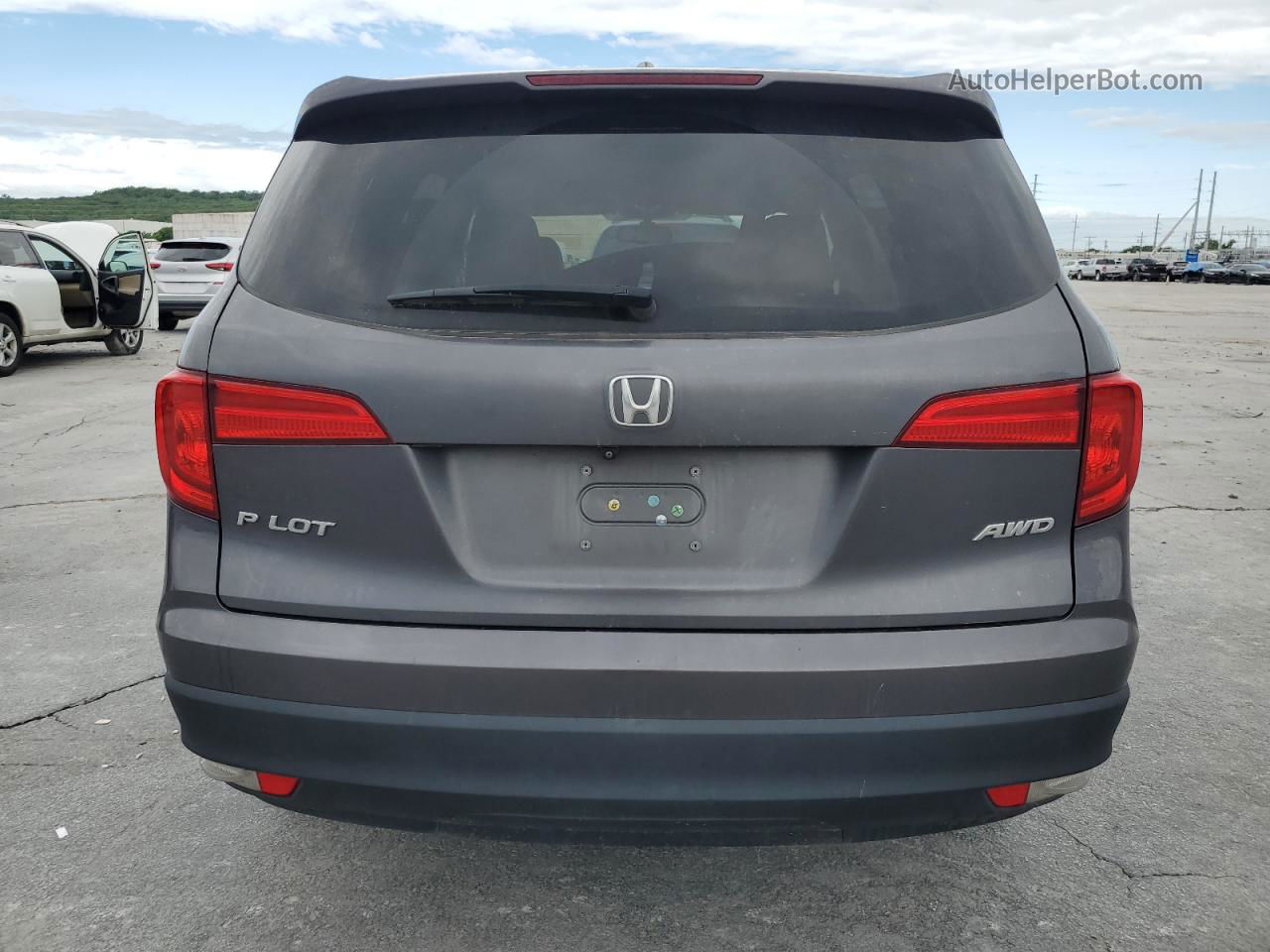 2016 Honda Pilot Exl Charcoal vin: 5FNYF6H52GB060457