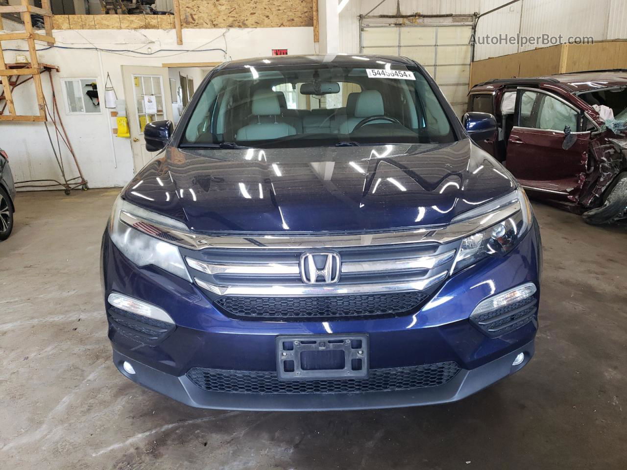 2016 Honda Pilot Exl Blue vin: 5FNYF6H53GB048799