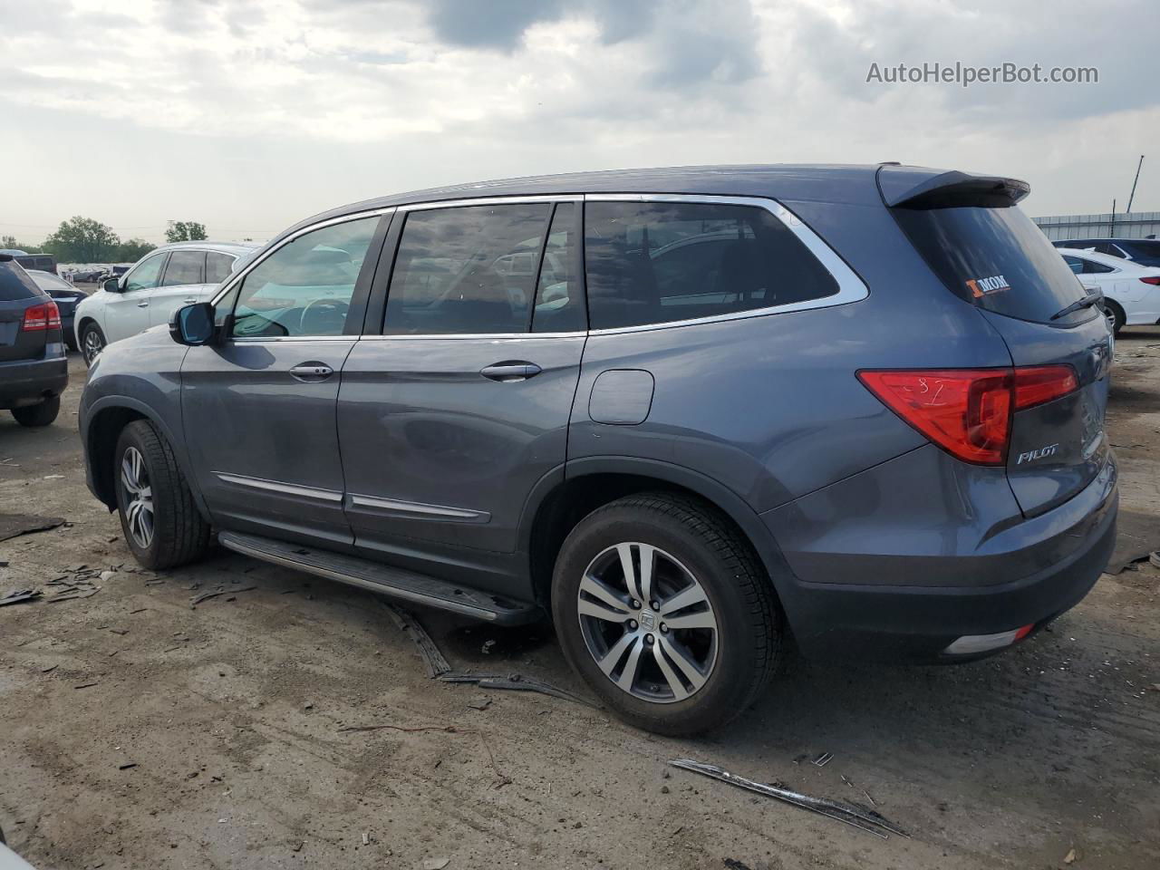 2016 Honda Pilot Exl Gray vin: 5FNYF6H53GB062220