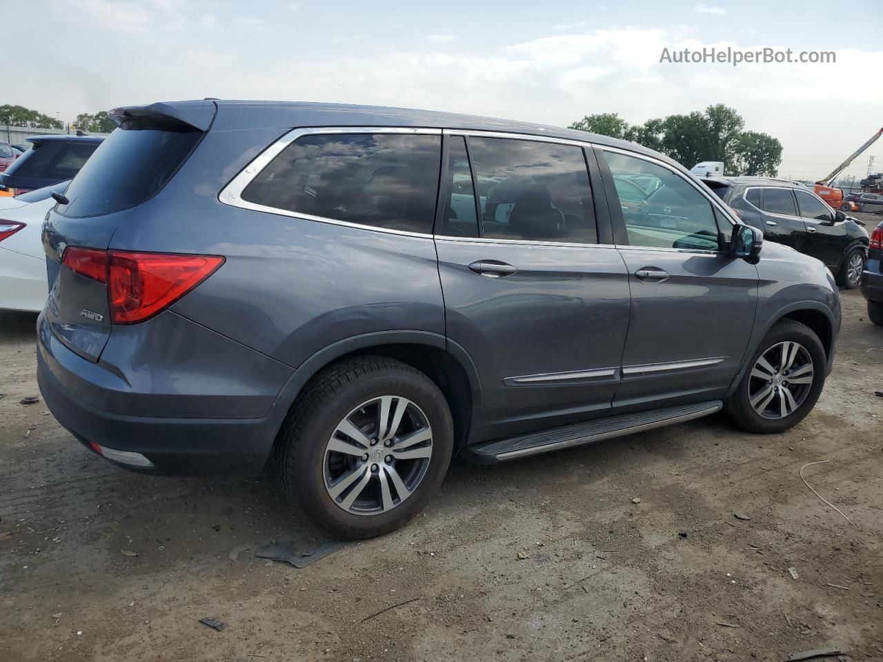 2016 Honda Pilot Exl Gray vin: 5FNYF6H53GB062220