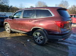 2017 Honda Pilot Exl Maroon vin: 5FNYF6H53HB044253