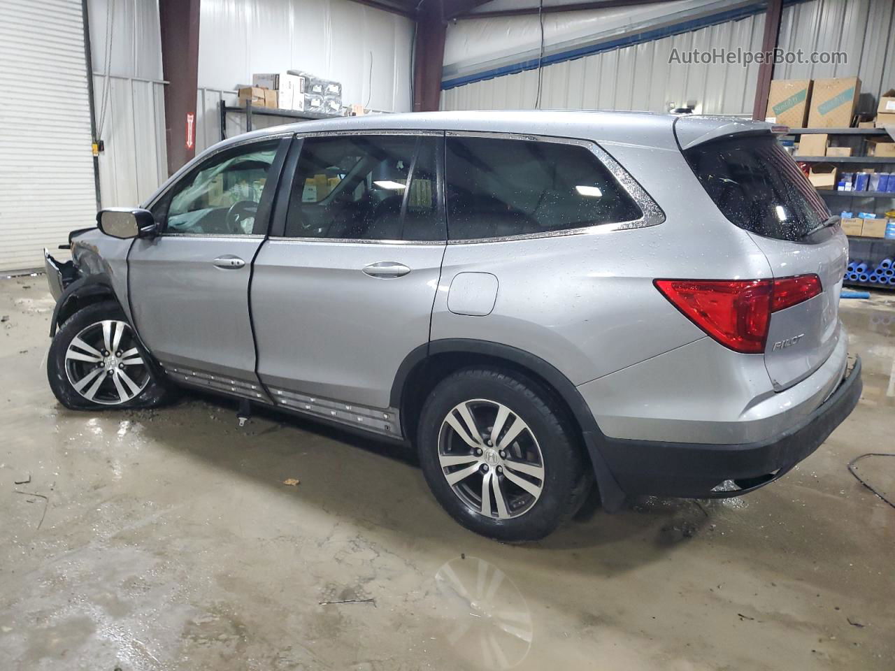 2017 Honda Pilot Exl Silver vin: 5FNYF6H53HB048903