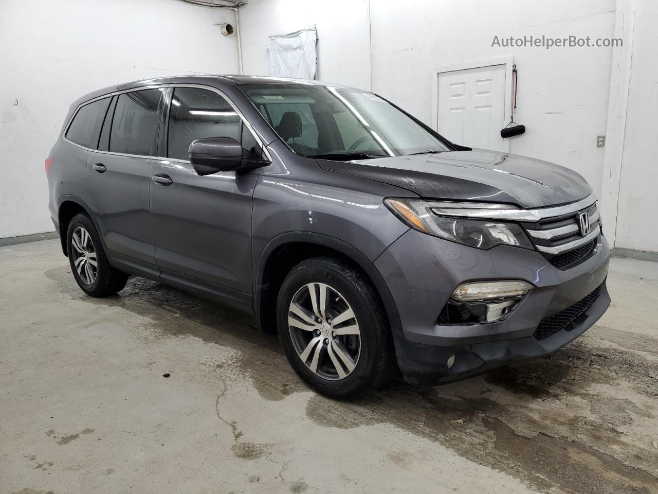 2017 Honda Pilot Exl Gray vin: 5FNYF6H53HB058038