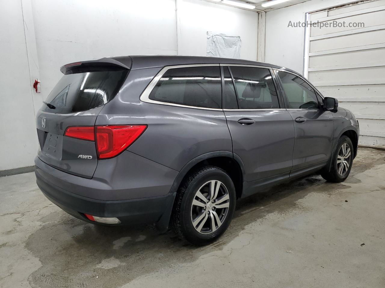 2017 Honda Pilot Exl Gray vin: 5FNYF6H53HB058038