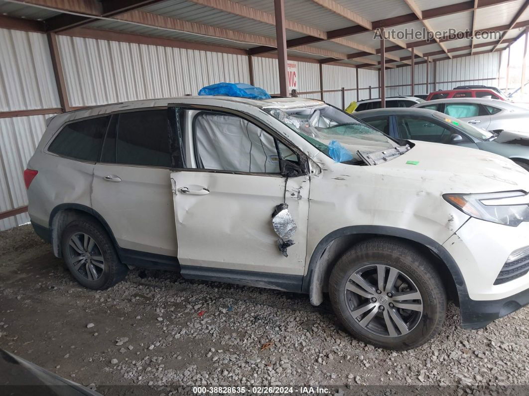 2017 Honda Pilot Ex-l White vin: 5FNYF6H53HB094375