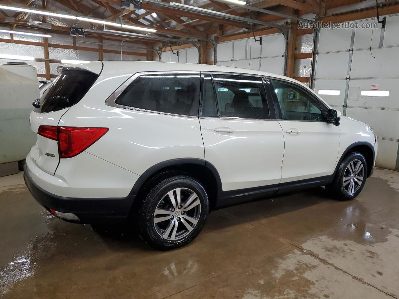 2016 Honda Pilot Exl White vin: 5FNYF6H54GB017772