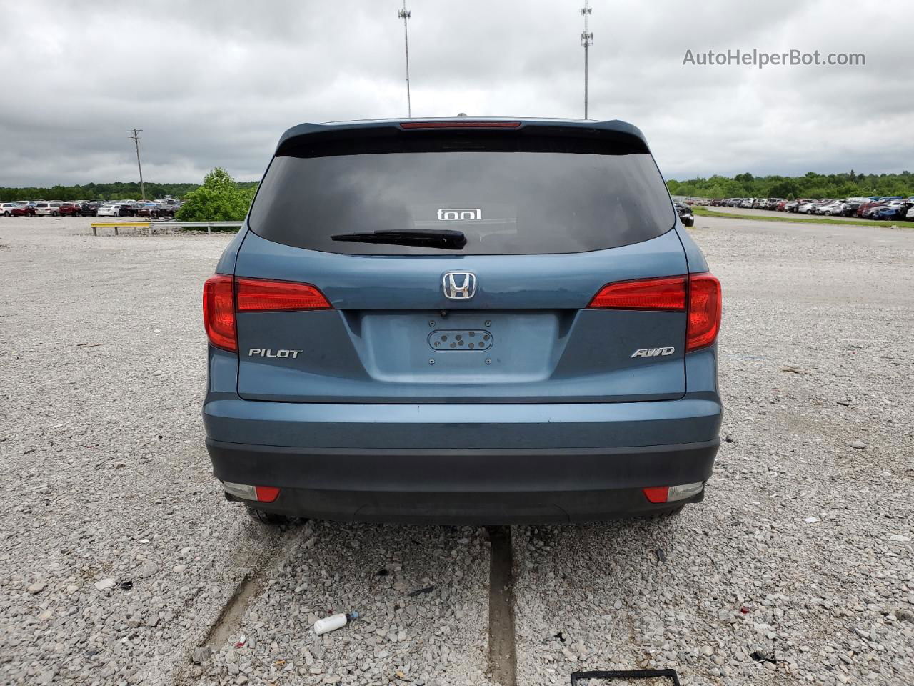 2016 Honda Pilot Exl Blue vin: 5FNYF6H54GB018579