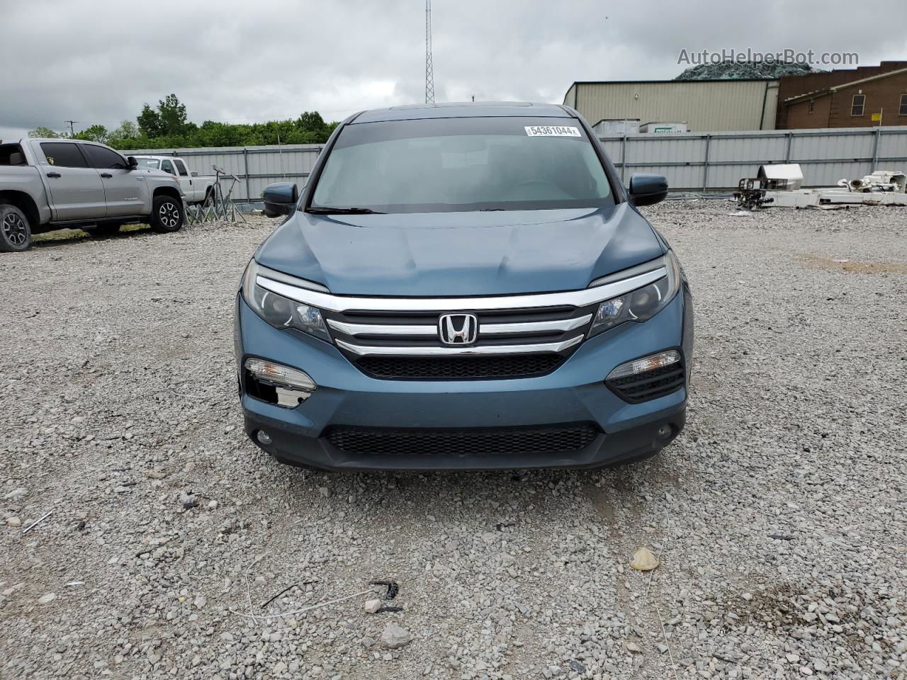 2016 Honda Pilot Exl Blue vin: 5FNYF6H54GB018579