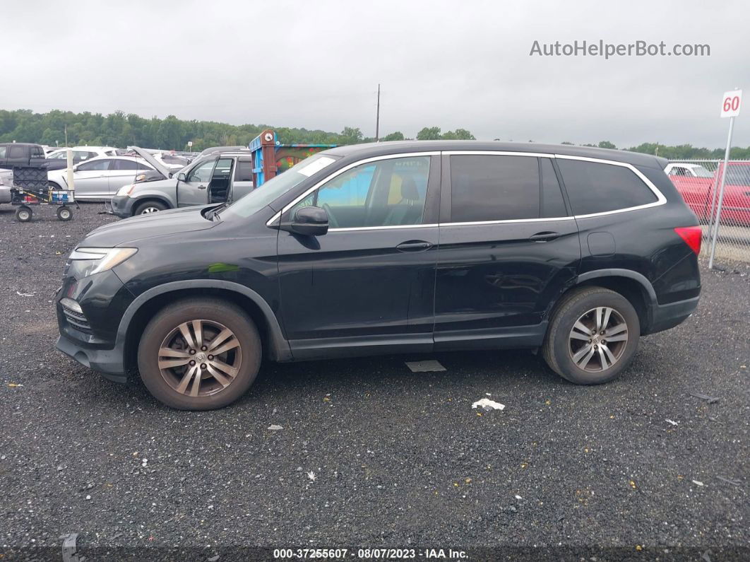 2016 Honda Pilot Ex-l Black vin: 5FNYF6H54GB022471