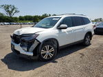 2017 Honda Pilot Exl White vin: 5FNYF6H54HB041880