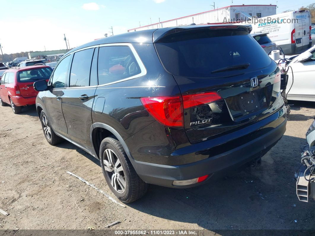 2017 Honda Pilot Ex-l Black vin: 5FNYF6H54HB047503