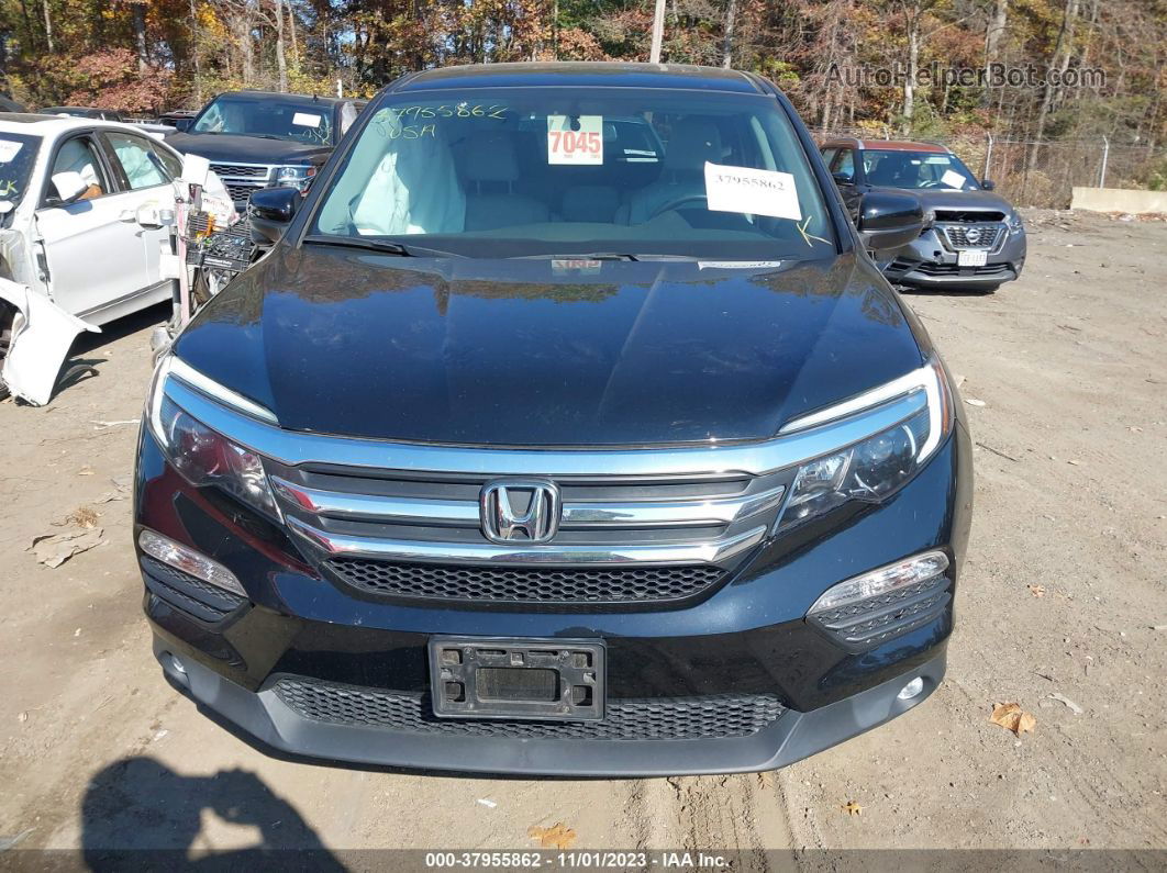 2017 Honda Pilot Ex-l Black vin: 5FNYF6H54HB047503