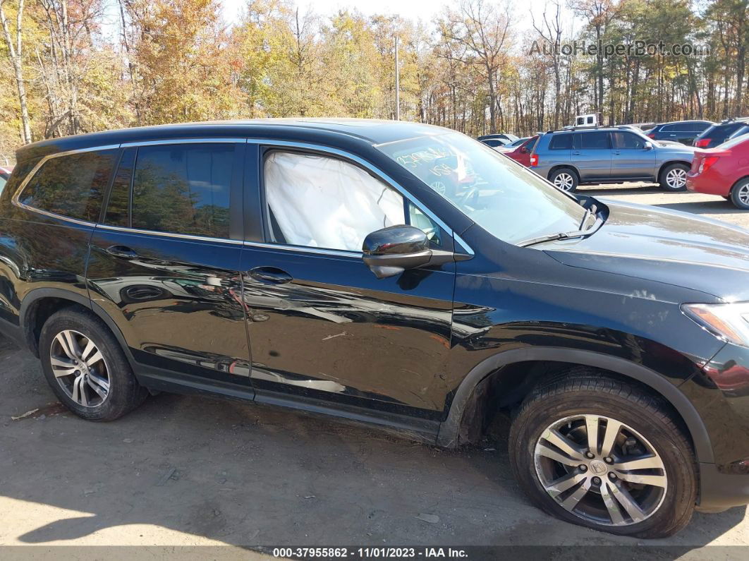 2017 Honda Pilot Ex-l Black vin: 5FNYF6H54HB047503