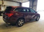 2017 Honda Pilot Exl Maroon vin: 5FNYF6H54HB052944